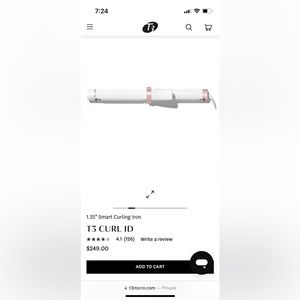 NWOT | T3 TWRL Auto-Rotating curling iron - 1.25”